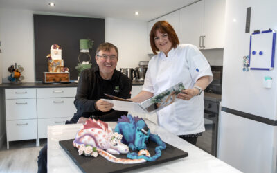 Cake queen Helen’s garden studio sets sail for new glory with show-stopping creations