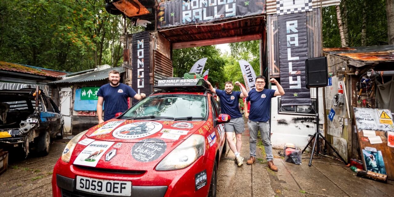 North Wales bakery worker and pals conquer 7,450-mile Mongol Rally in battered £500 Clio