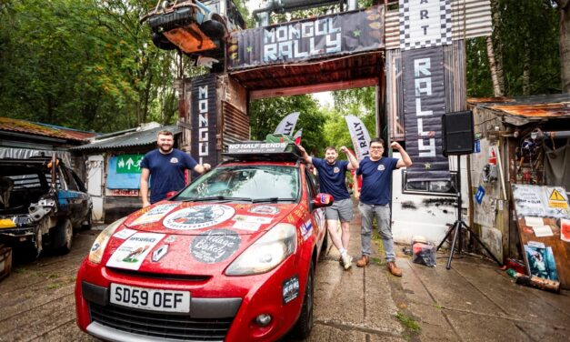 North Wales bakery worker and pals conquer 7,450-mile Mongol Rally in battered £500 Clio