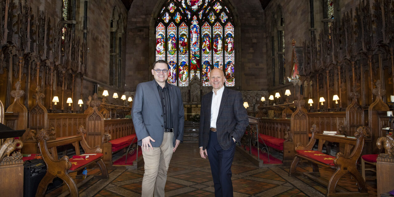 Royal composer marks milestone with premiere of new work with world’s best brass band