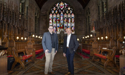 Royal composer marks milestone with premiere of new work with world’s best brass band