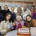 Top secret WWII secretary marks 100th birthday with party at North Wales care home