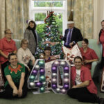 “Inspirational” couple mark 40 years with hampers for 800 care heroes