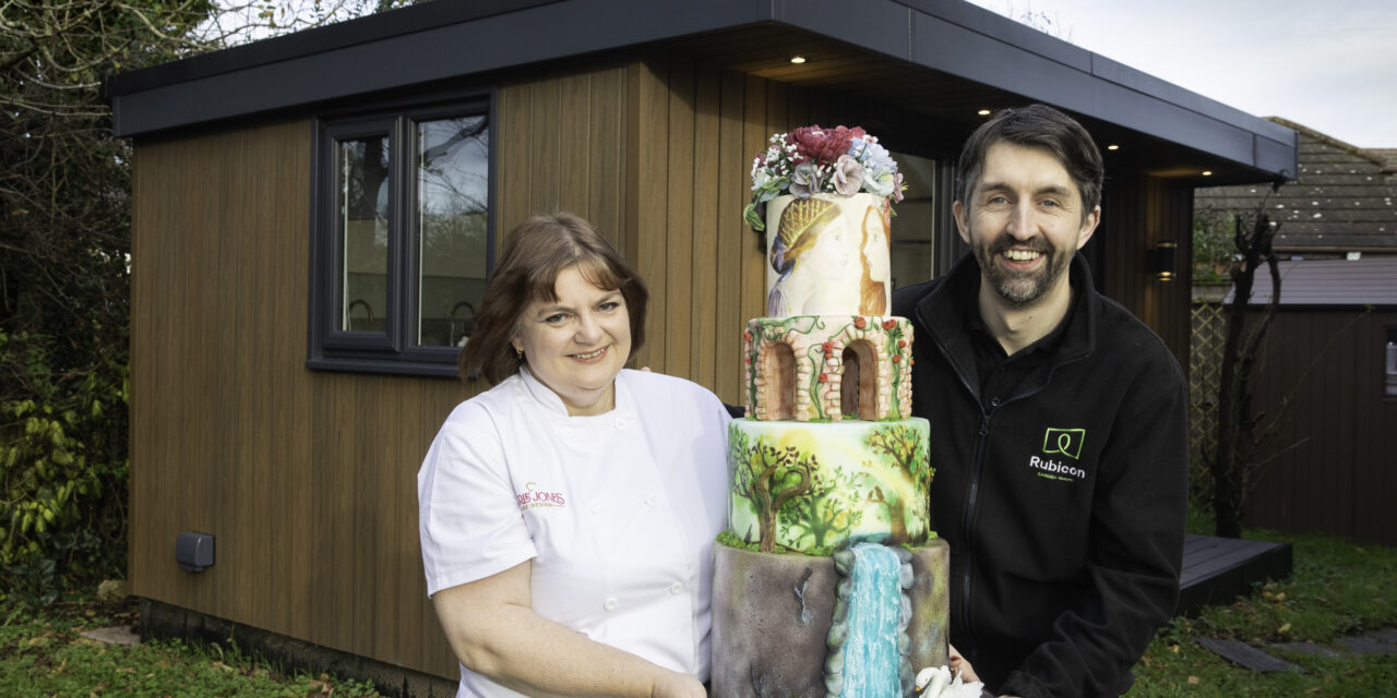 Baker beams up award and lands Star Trek and Doctor Who wedding cake