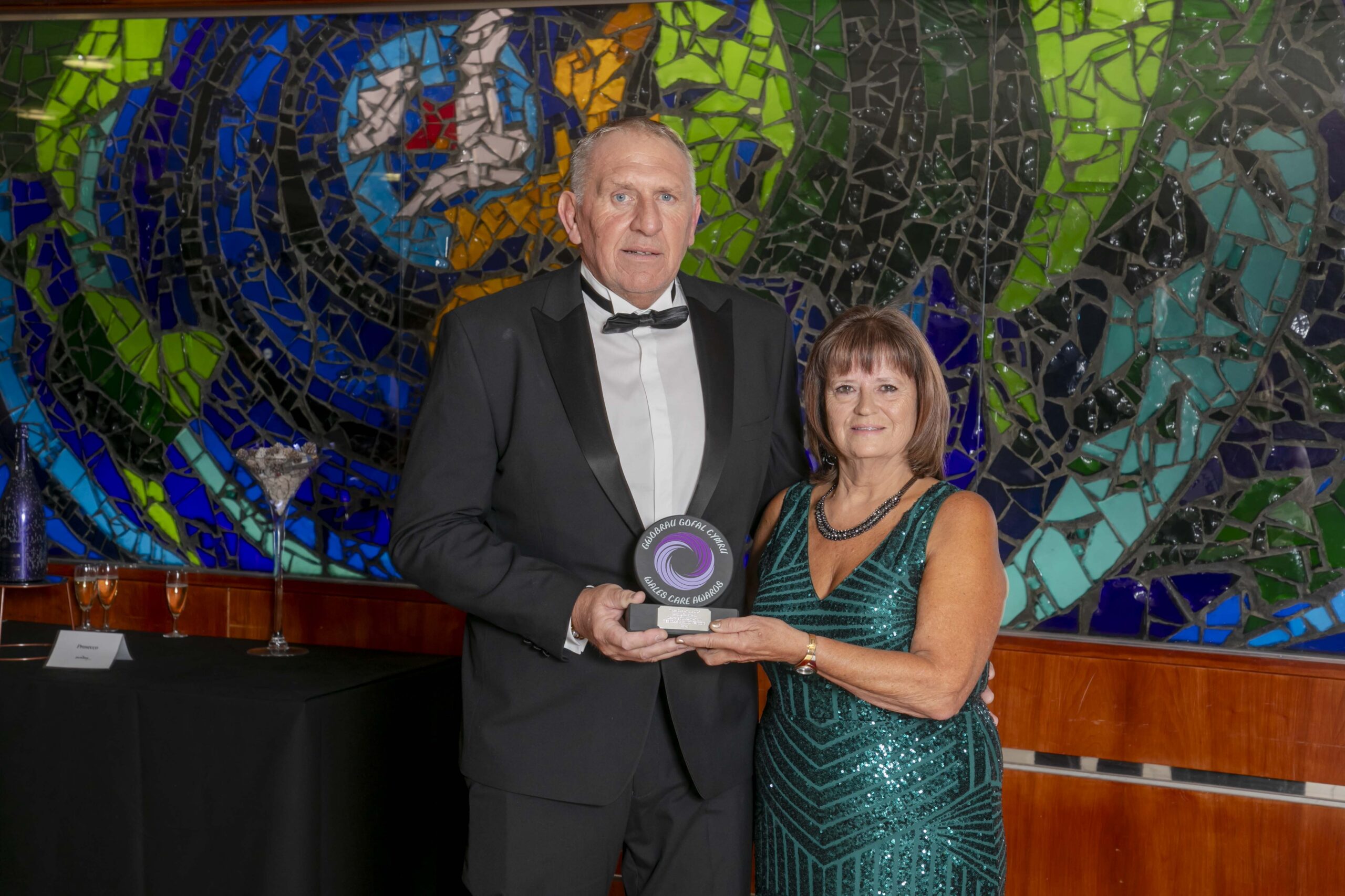 Caring Llanharan couple honoured for transforming sisters’ lives