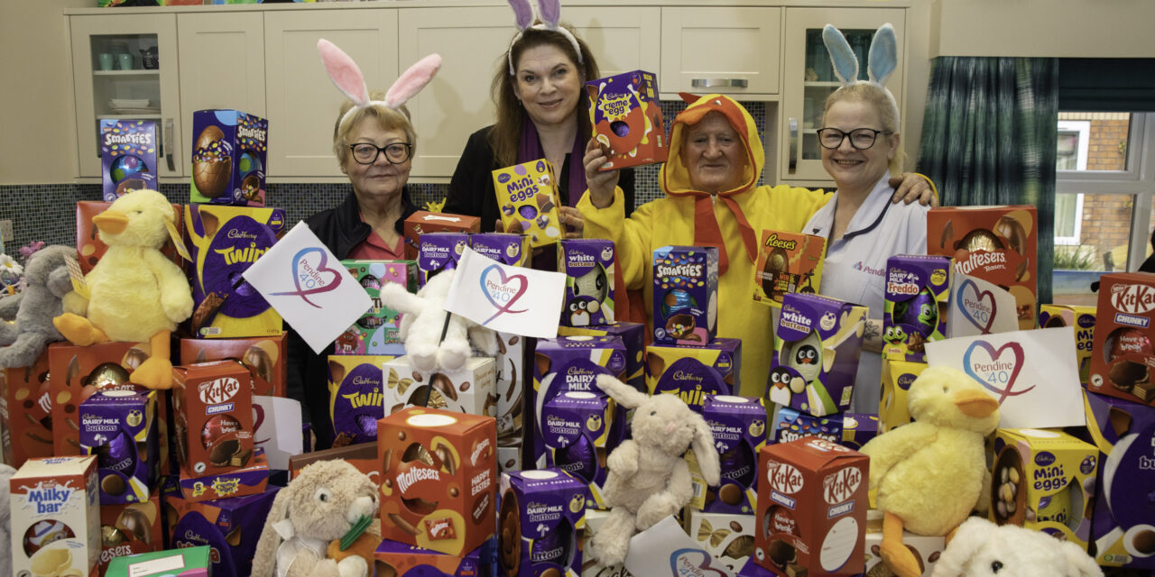 Eggs-tra mile! Tractor-mad charity legend Esmor launches huge North Wales Easter gift mission