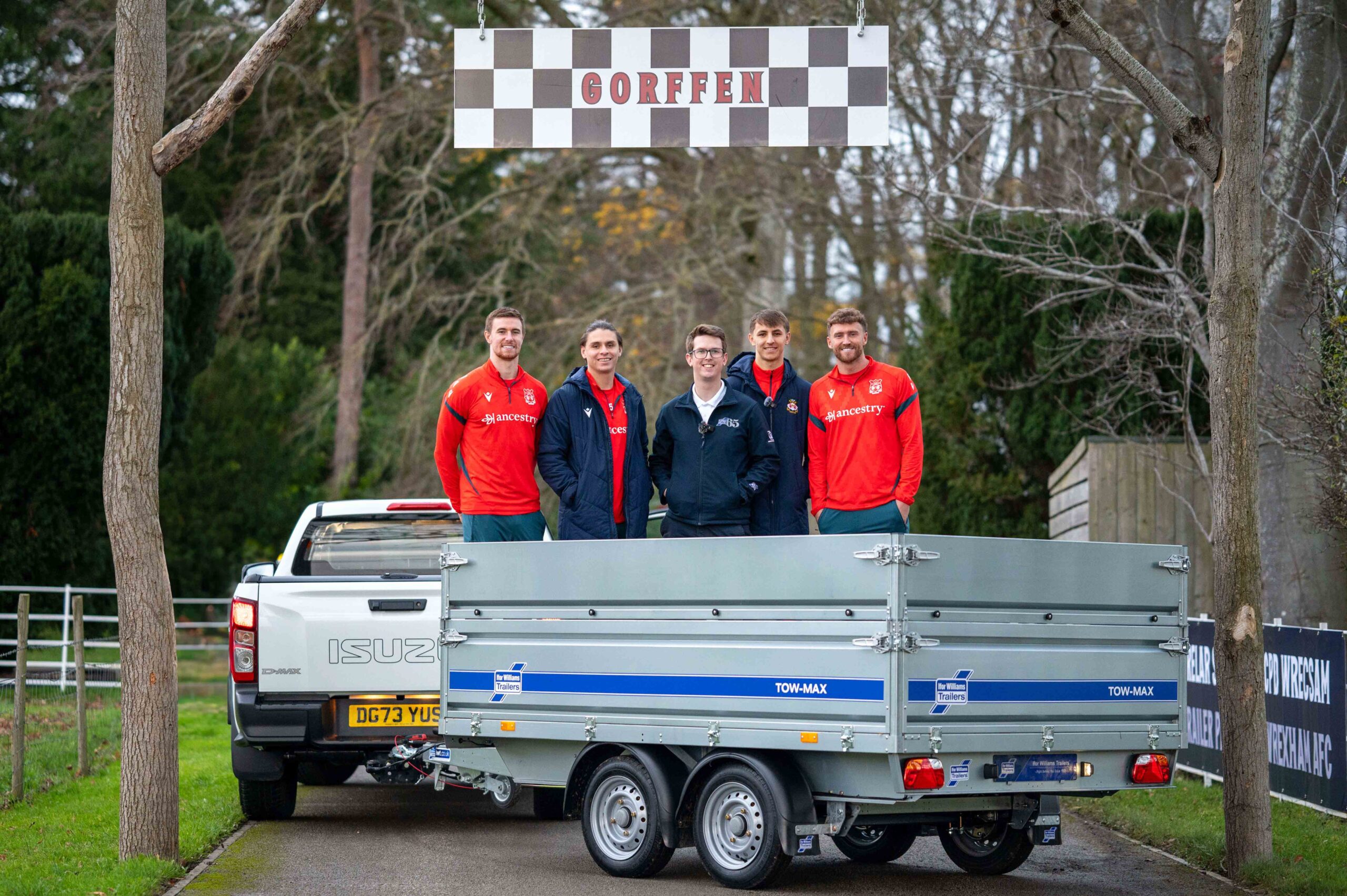 Wrexham stars in reverse gear as trailer challenge turns into £20k charity win