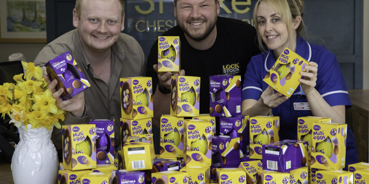 Easter boost for hospice as local firm steps up with sweet donation