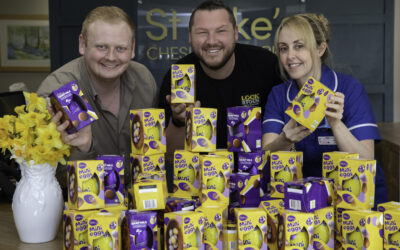 Easter boost for hospice as local firm steps up with sweet donation