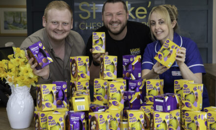 Easter boost for hospice as local firm steps up with sweet donation
