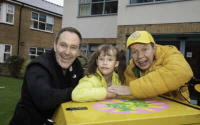 Care home worker and TV star Emyr Gibson bridges generations in “magical” S4C show with remarkable young co-star