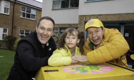 Care home worker and TV star Emyr Gibson bridges generations in “magical” S4C show with remarkable young co-star