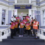 Hotel heroes set off on epic 200-mile trek for inspirational mum battling incurable cancer