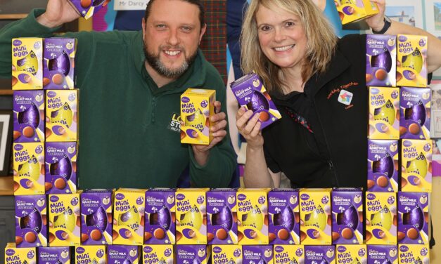 Chocs away! Sweet boost for Ludlow charity as firm donates 50 Easter eggs