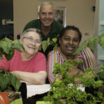 Green-fingered care homes residents count down to first home-grown potato harvest