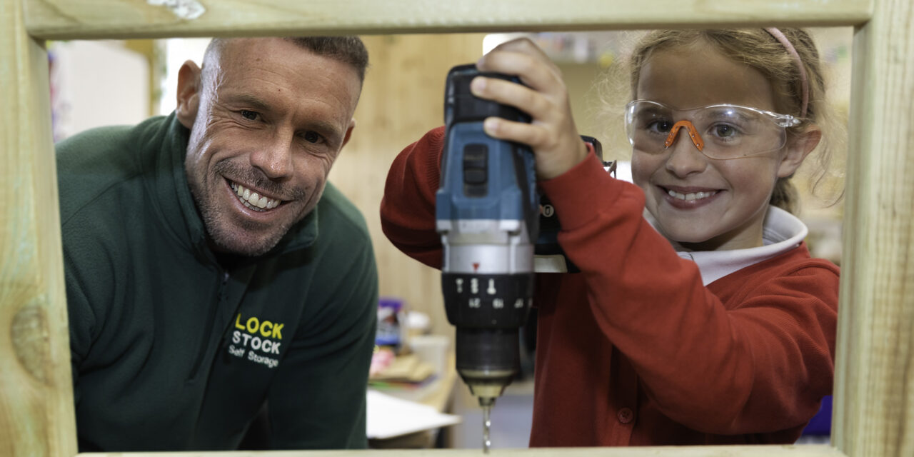 School pupils build their own outdoor classroom after £200 donation