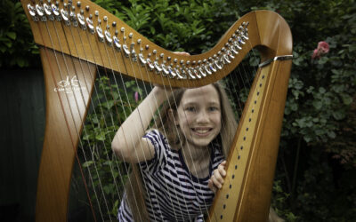 Young harpist stars as new music cooperative celebrates landmark first year in Conwy