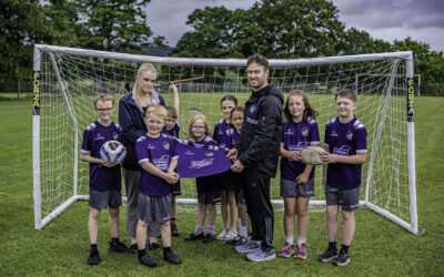 Pupils’ sporting dreams boosted by trailer giant on their doorstep