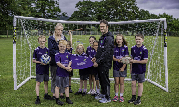 Pupils’ sporting dreams boosted by trailer giant on their doorstep