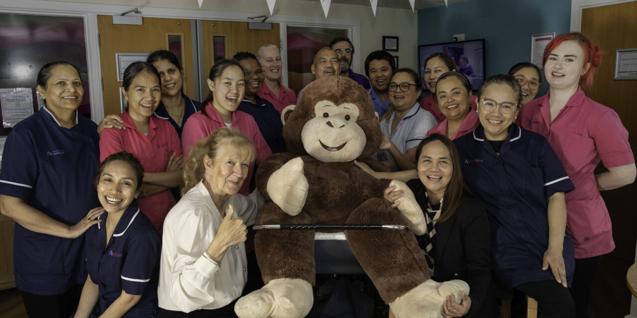 Meet Mickey the Monkey – the giant raffle prize helping a baby boy’s fight for survival