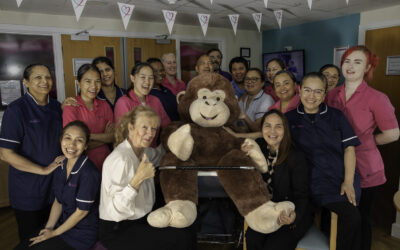 Meet Mickey the Monkey – the giant raffle prize helping a baby boy’s fight for survival
