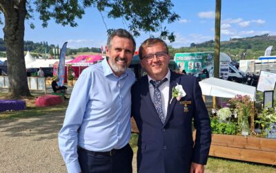 “Dream come true” as Welsh TV gardener teams up with Gardeners’ World star Adam Frost at Royal Welsh Show