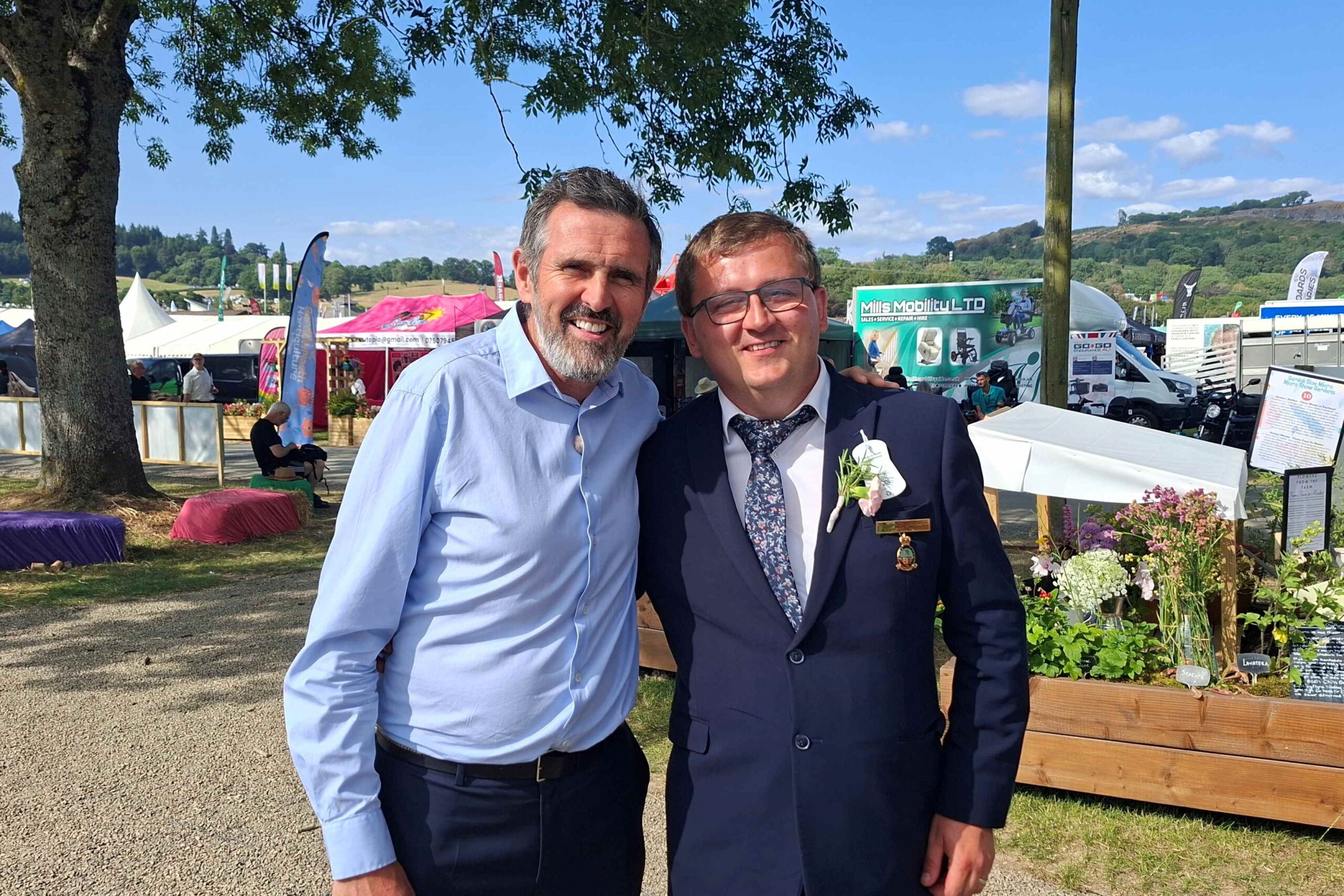 “Dream come true” as Welsh TV gardener teams up with Gardeners’ World star Adam Frost at Royal Welsh Show
