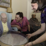 Ancient sound baths leave Wrexham care home residents “incredibly calm”