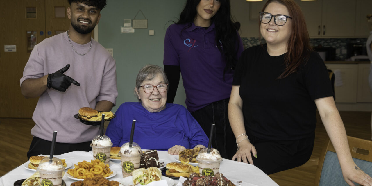 Better than McDonald’s: Restaurant manager serves up burger feast at care home