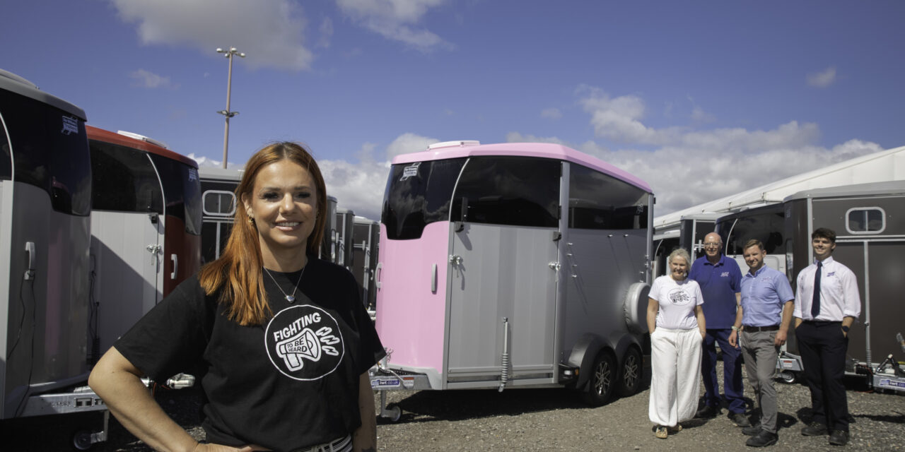 Pink horsebox could raise £40,000 after trailer firm rallies behind mum with incurable cancer