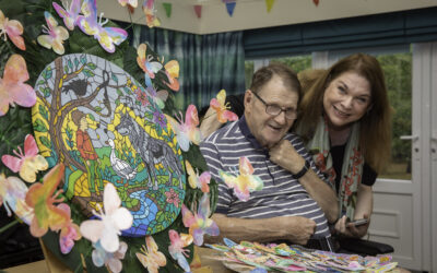 Flutterly fabulous: nearly 500 butterflies transform cathedral for music festival