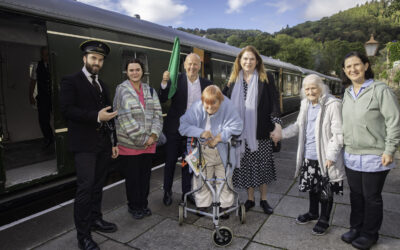 Dementia residents turn back the years on first-ever “Memory Train”